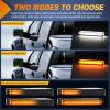 imageNilight Side Mirror Marker Light Switchback Amber Turn Signals White Day Running Lights Smoked Lens Plug and Play Compatible With 20092014 Ford F150 20102014 RaptorFord 19972007 F150Lincoln 20062008 Mark LT