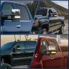 imageNilight Side Mirror Marker Light Switchback Amber Turn Signals White Day Running Lights Smoked Lens Plug and Play Compatible With 20092014 Ford F150 20102014 RaptorChevyGMC 20162019