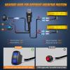 imageNilight Side Shooter LED Light Bar 2PCS 65 Inch 60W Flood Spot Beam Combo Fog Driving Pods 16AWG 5Pin Rocker Switch Wiring Harness Kit for Truck ATV UTV Boat60W Amber Side Shooter Light  Wiring Harness