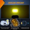 imageNilight Side Shooter LED Pods 2PCS 65 Inch 60W Flood Spot Beam Combo Light Bar LED Fog Driving Lighting Work Lamp for Truck ATV UTV Boat2Pcs 4Inch 48W Lights Amber