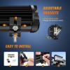 imageNilight Side Shooter Light Bar 7 Inch Triple Row Spot Flood Combo Work Off Road Lighting on Truck SUV ATV UTVSide Shooter Light 1PC