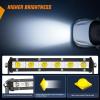 imageNilight Single Row LED Light Bar UltraSlim Spot Pods 2PCS 7 Inch 18W Fog Light Driving Work Roof Bumper Lighting for Offroad 4x4 Trucks Polaris RZR SUV ATV UTV7 Inch Spot 2Pcs Lights