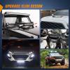 imageNilight Slim LED Light Bar 2PCS 11 Inch 26LED Single Row Spot Flood Combo Fog Driving Work Lighting Roof Bumper Lamp Offroad for 4x4 Trucks SUV ATV UTV50W Light Wiring Harness