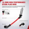 imageNilight Spark Plug Wire 105 mm Straight Boots High Performance Ignition Wire Compatible with Chevy SBC BBC 305 350 454 Electronic V8 Engine with HEI Distributor48322R