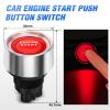 imageNilight Start Engine Button 12V DC 50A SPST on Off Momentary Switch Red Car Start Engine Button Stater Push Start Ignition Switch for Racing Sport Cars Trucks 2 Years WarrantyRed 5 in 1 Panel