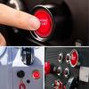 imageNilight Start Engine Button 12V DC 50A SPST on Off Momentary Switch Red Car Start Engine Button Stater Push Start Ignition Switch for Racing Sport Cars Trucks 2 Years WarrantyRed Start Engine Button