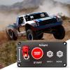 imageNilight Start Engine Button 12V DC 50A SPST on Off Momentary Switch Red Car Start Engine Button Stater Push Start Ignition Switch for Racing Sport Cars Trucks 2 Years WarrantyRed 4 in 1 Panel
