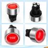 imageNilight Start Engine Button 12V DC 50A SPST on Off Momentary Switch Red Car Start Engine Button Stater Push Start Ignition Switch for Racing Sport Cars Trucks 2 Years WarrantyRed Start Engine Button