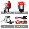 imageNilight Start Engine Button 12V DC 50A SPST on Off Momentary Switch Red Car Start Engine Button Stater Push Start Ignition Switch for Racing Sport Cars Trucks 2 Years WarrantyRed 4 in 1 Panel