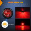 imageNilight TL03 10 PCS 34 Round Clearance LED Front Rear Side Indicator Bullet Marker Light for Truck RV Car Bus Trailer Van Caravan Boat 12V Amber10pcs 2Pin Red