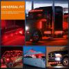 imageNilight TL03 10 PCS 34 Round Clearance LED Front Rear Side Indicator Bullet Marker Light for Truck RV Car Bus Trailer Van Caravan Boat 12V Amber10pcs 3Pin Red