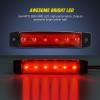 imageNilight TL14 10PCS 38 6 Amber Indicator Rear Side Truck Trailer RV Cab Boat Bus Lorry LED Marker Clearance LightRed