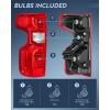 imageNilight Taillight Assembly Compatible with 2019 2020 2021 2022 2023 2024 Chevy Silverado 1500 20202024 Silverado 2500HD 3500HD Rear Lamp Replacement OE Style Passenger SidePair of Driver and Passenger Side