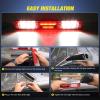 imageNilight Third Brake Light Tail High Mount 3rd Stop Cargo Reverse LED Lights Red Lens Compatible with Chevy Colorado and GMC Canyon 2004 2005 2006 2007 2008 2009 2010 2011 2012 Pickup TruckRed Lens