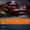 imageNilight Traffic Advisor Emergency Strobe Light Bar 2 In 1 17Inch 32LED 23 Flash Patterns Directional Safety Warning Lights with Cigar Lighter on Trucks Police Construction VehiclesRed Mix White