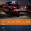 imageNilight Traffic Advisor Emergency Strobe Light Bar 2 In 1 17Inch 32LED 23 Flash Patterns Directional Safety Warning Lights with Cigar Lighter on Trucks Police Construction VehiclesBlue Mix White