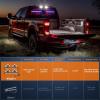 imageNilight Traffic Advisor Emergency Strobe Light Bar 2 In 1 17Inch 32LED 23 Flash Patterns Directional Safety Warning Lights with Cigar Lighter on Trucks Police Construction VehiclesBlue and Red