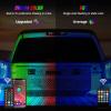 imageNilight Truck Bed Light Strip RGBIC LED Bar for Pickup Multi Dream Color DIY Music Synchronous with APP and RF Remote Control 2PCS 60 inch Cargo Lighting2Pcs RGBIC Bed Strip APP