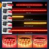 imageNilight Truck LED Running Board Lights 2 PCS 48nch Side Maker Light with White Courtesy ampamp Sequential Amber Turn Signal Lighting Strips Kit for Trucks Pickup SUV60 Tailgate Light Strip Arrow