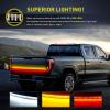 imageNilight Truck Tailgate Light Strip 48quot Aluminum Frame Triple Row 780 LED Strip with Red Running Brake Lights White Reverse Amber Sequential Turn Signals Strobe Lights2 Years Warranty60 Light Strip