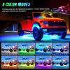 imageNilight Truck Tailgate Light Strip 60quot Aluminum FrameTriple Row Light Bar 1200 LED w Red Running Brake White Reverse Light Red Sequential Turn Signal6Pcs RGB Underglow Light