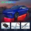 imageNilight Truck Tailgate Light Strip 60quot Aluminum FrameTriple Row Light Bar 1200 LED w Red Running Brake White Reverse Light Red Sequential Turn Signal6Pcs RGB Underglow Light