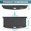 imageNilight Trunk Cargo Cover for Honda HRV 2023 2024 Retractable Security Shade Rear Cargo Cover with Trunk Storage Net