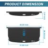 imageNilight Trunk Cargo Cover for Jeep Grand Cherokee Accessories 20112021 Retractable Security Shade Rear Cargo Cover with Trunk Storage Net 1Pack20182024 Subaru CrosstrekImpreza