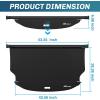 imageNilight Trunk Cargo Cover for Jeep Grand Cherokee Accessories 20112021 Retractable Security Shade Rear Cargo Cover with Trunk Storage Net 1Pack20232024 Kia Sportage