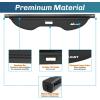 imageNilight Trunk Cargo Cover for Jeep Grand Cherokee L 3 Row 2021 2022 2023 2024 2025 Retractable Security Shade Rear Cargo Cover with Trunk Storage Net20132019 Ford Escape