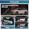imageNilight Trunk Cargo Cover for Jeep Grand Cherokee L 3 Row 2021 2022 2023 2024 2025 Retractable Security Shade Rear Cargo Cover with Trunk Storage Net20222025 Jeep Grand Cherokee