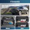 imageNilight Trunk Cargo Cover for Jeep Grand Cherokee L 3 Row 2021 2022 2023 2024 2025 Retractable Security Shade Rear Cargo Cover with Trunk Storage Net20212025 Jeep Grand Cherokee L