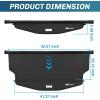 imageNilight Trunk Cargo Cover for Jeep Grand Cherokee L 3 Row 2021 2022 2023 2024 2025 Retractable Security Shade Rear Cargo Cover with Trunk Storage Net20182025 Chevy EquinoxGMC Terrain
