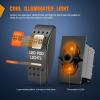 imageNilight UTV Backup Lights Rocker Switch On Off 5 PIN SPST LED Light Bar Switches with Orange Backlit 12V 24V Toggle with Jumper Wires Set for ATVs UTVs Cars Trucks RVsLED POD LIGHTS