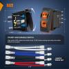 imageNilight UTV Backup Lights Rocker Switch On Off 5 PIN SPST LED Light Bar Switches with Orange Backlit 12V 24V Toggle with Jumper Wires Set for ATVs UTVs Cars Trucks RVsPower Window 8PIN