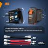 imageNilight UTV Backup Lights Rocker Switch On Off 5 PIN SPST LED Light Bar Switches with Orange Backlit 12V 24V Toggle with Jumper Wires Set for ATVs UTVs Cars Trucks RVsREAR LIGHTS