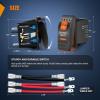 imageNilight UTV Driving Lights Rocker Switch On Off 5 PIN SPST LED Light Bar Switches with Orange Backlit 12V 24V Toggle with Jumper Wires Set for ATVs UTVs Cars Trucks RVsLED POD LIGHTS