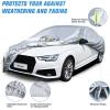 imageNilight Waterproof Car Cover All Weather Snowproof UV Protection Windproof Outdoor Full car Cover Oxford Material Door Shape Zipper Design Universal Fit for Sedan Length 186 to 193 inchFit Sedan 186 to 193 inch