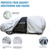 imageNilight Waterproof Car Cover All Weather Snowproof UV Protection Windproof Outdoor Full car Cover Oxford Material Door Shape Zipper Design Universal Fit for Sedan Length 186 to 193 inchFit SUV Jeep 183 to 190 inch