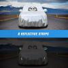 imageNilight Waterproof Car Cover All Weather Snowproof UV Protection Windproof Outdoor Full car Cover Oxford Material Door Shape Zipper Design Universal Fit for Sedan Length 186 to 193 inchFit SUV Jeep 183 to 190 inch