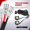imageNilight Wiring Harness Kit Nylon 16 AWG 2 Leads Sasquatch Lights 12V 5Pin Rocker Switch Laser On Off Power Relay Blade Fuse for LED Off Road Light Bar on Cars Jeep Boat TrucksSASQUATCH LIGHTS Switch Wiring w Nylon Wire Loom
