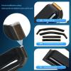 imageNilight in Channel Durable Rain Guards for Toyota RAV4 2019 2020 2021 2022 2023 2024 2025 Window DeflectorsVent Window Visors 4PCS