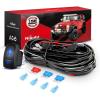imageNilight  10013W NI WA 07 LED Light Bar Wiring Harness Kit SASQUATCH LIGHTS 12V 5Pin Rocker Laser On off Waterproof Switch Power Relay Blade Fuse2 Lead2 Years Warranty