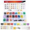 imageNilight  50016R 120 pcs Standard Fuse Assortment kit  5 75 10 15 20 25 30 AMP  Regular APRATO OpenATC Blade Fuses for Cars Trucks BoatsAutomotives2 Years Warranty306PCS 3 Style Fuses wCircuit Tester