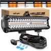 1PC Amber White 6 Modes Lights+ Wiring 1PC Amber White 6 Modes Lights+ Wiring