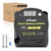 imageNilight 12V 140AMP Dual Battery Isolator Voltage Sensitive Relay Smart VSR Dual Battery Automatic Charger Relays Auto Disconnect Switch Waterproof for Truck Van RV ATV UTV Boat Can Am140 Amp wVoltmeter