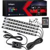 imageNilight 48 LEDs DC 5V Multicolor Music Car Strip Light Under Dash Lighting Kit with Sound Active Function and Wireless Remote Control 2 Years Warranty 4PCS USB Interior Lights4PCS USB Interior Lights