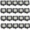 imageNilight 4Pcs LED Pods 4Inch 60W Triple Row Flood Spot Combo 6000LM Light Bar Driving Fog Lights Off Road Lighting for Trucks Pickup Golf Cart SUV ATV UTV 4x4 Van Camper Boat20 Pack