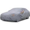 imageNilight Car Cover Waterproof All Weather for Automobiles Heavy Duty Outdoor Full Cover Rain Sun UV Protection with Zipper Cotton Extra Thick Car CoversUniversal Fit for SedanLength 178quot to 185quotA1 Fit SedanLength 178 To 185