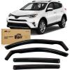 imageNilight Durable Rain Guards for Toyota Tacoma Double Cab 2016 2017 2018 2019 2020 2021 2022 2023 Window Deflectors Vent Window Visors 4 PiecesFor 20132018 Toyota RVA4